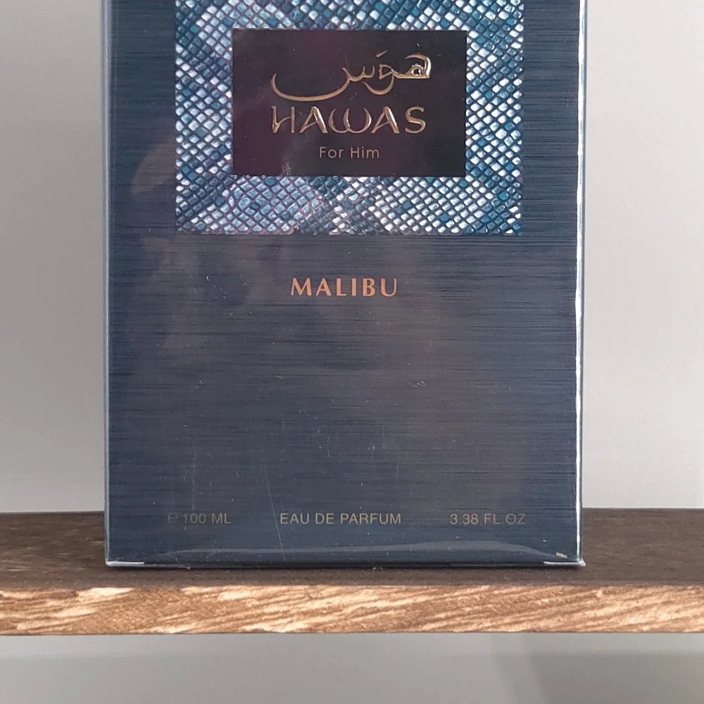 Rasasi Hawas For Him Malibu Men 100ml EDP New Sealed Aquatic Fresh Fragrance